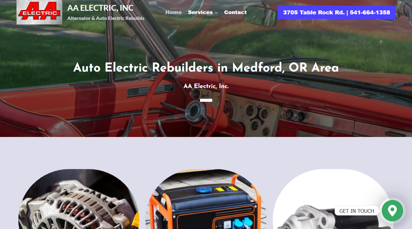 Screenshot of A A Electric Inc