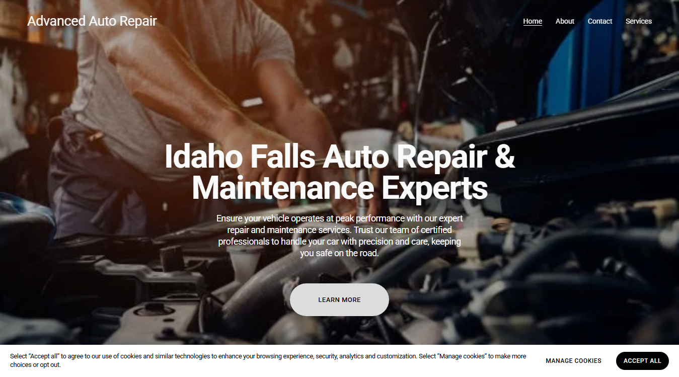 Screenshot of Advanced Auto Repair