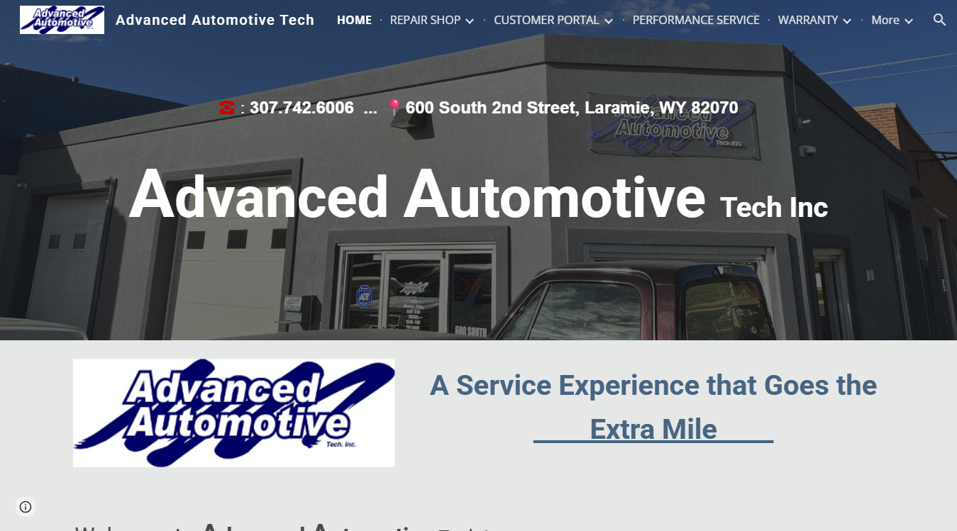 Screenshot of Advanced Automotive Tech Inc