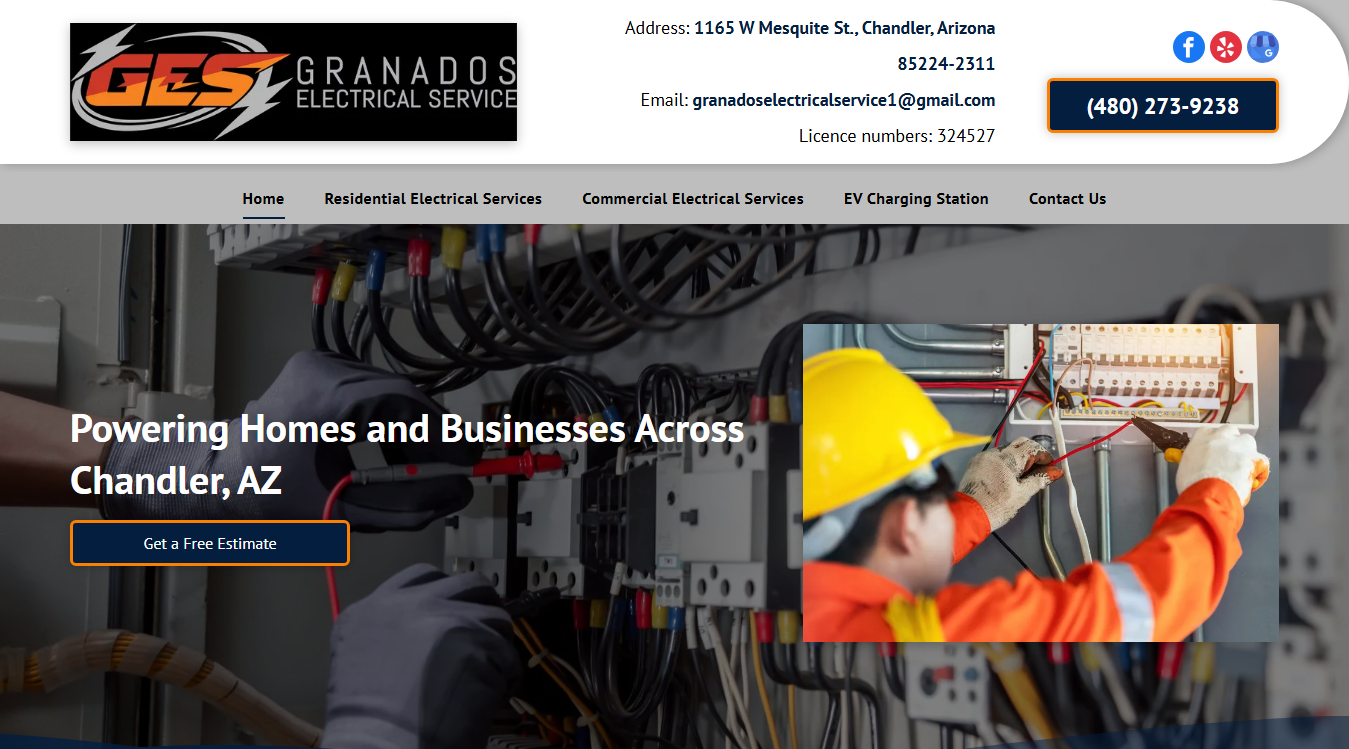 Website screenshot for Al’s Auto Electric and Full Service Mechanic