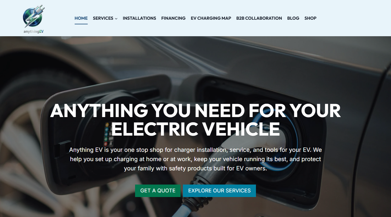 Screenshot of Anything EV