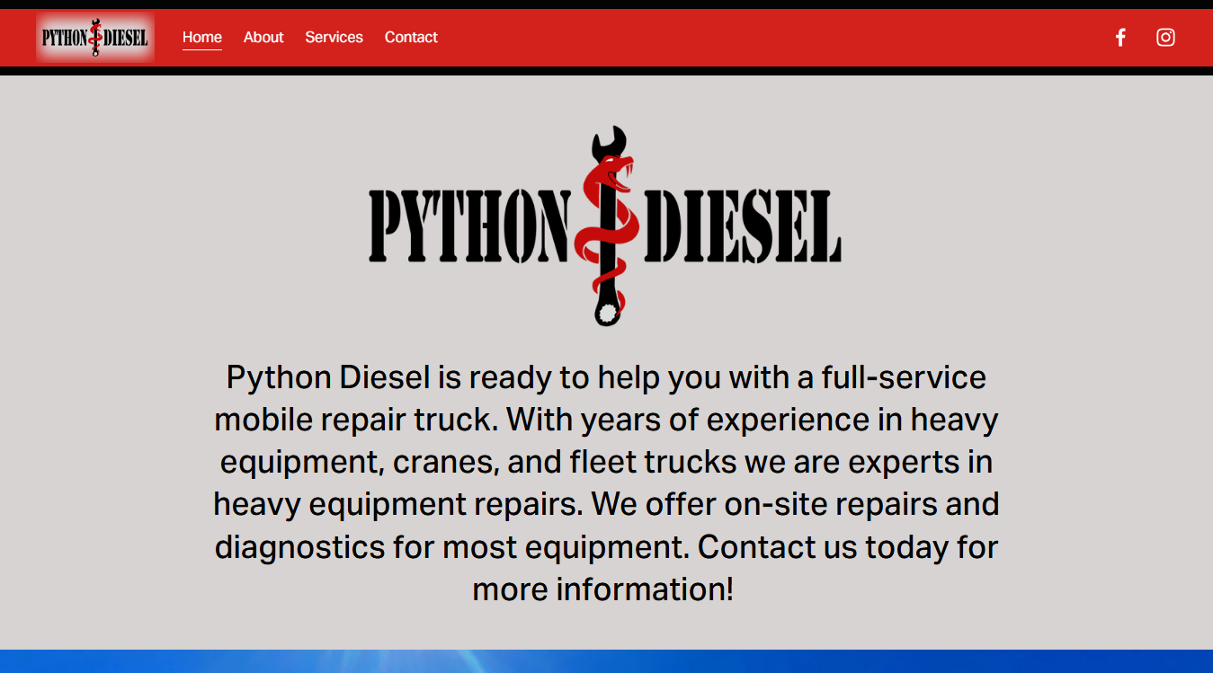 Website screenshot for Arvada Mechanical and Engine Repair