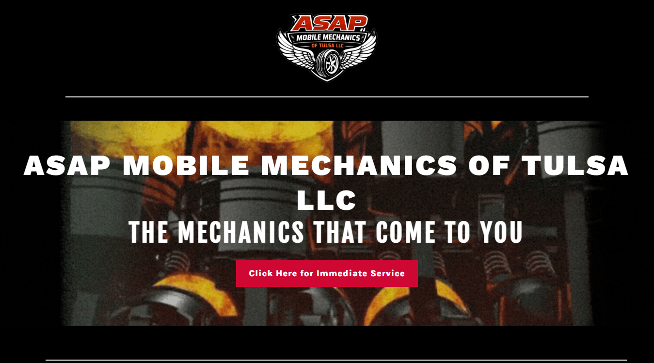 Screenshot of ASAP Mobile Mechanics of Tulsa LLC