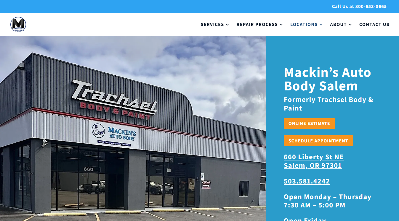 Website screenshot for Auto Electric Exchange