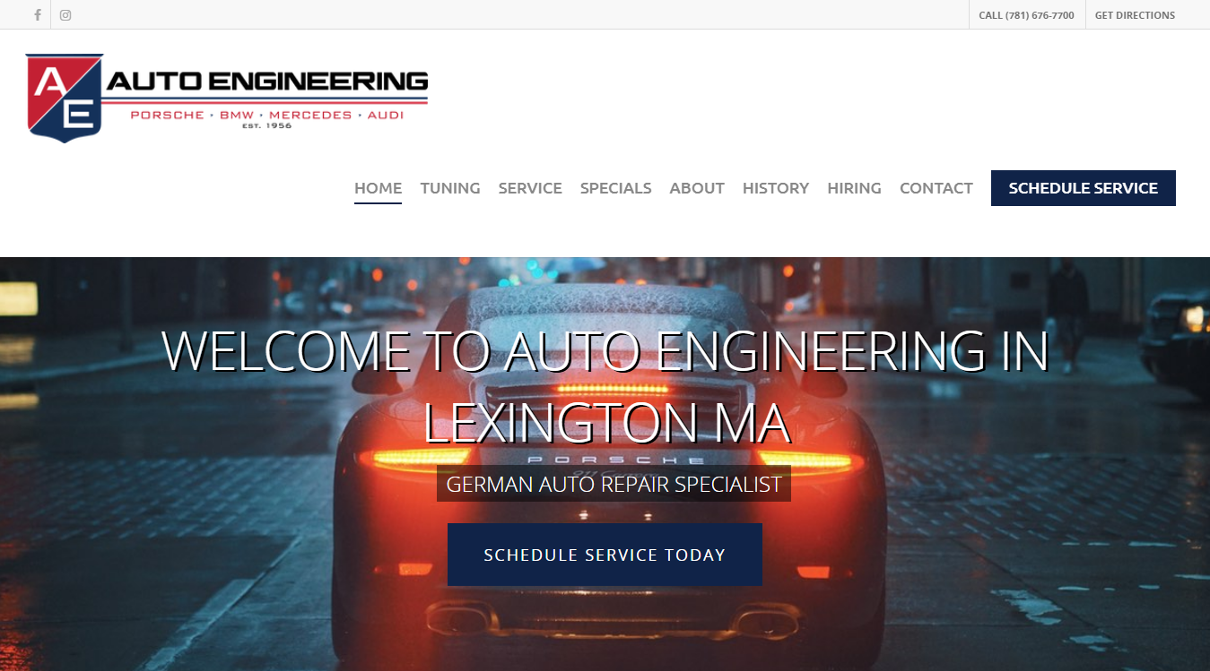 Screenshot of Auto Engineering