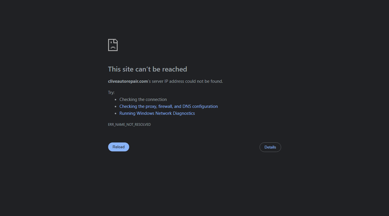 Website screenshot for Automotive Engineering