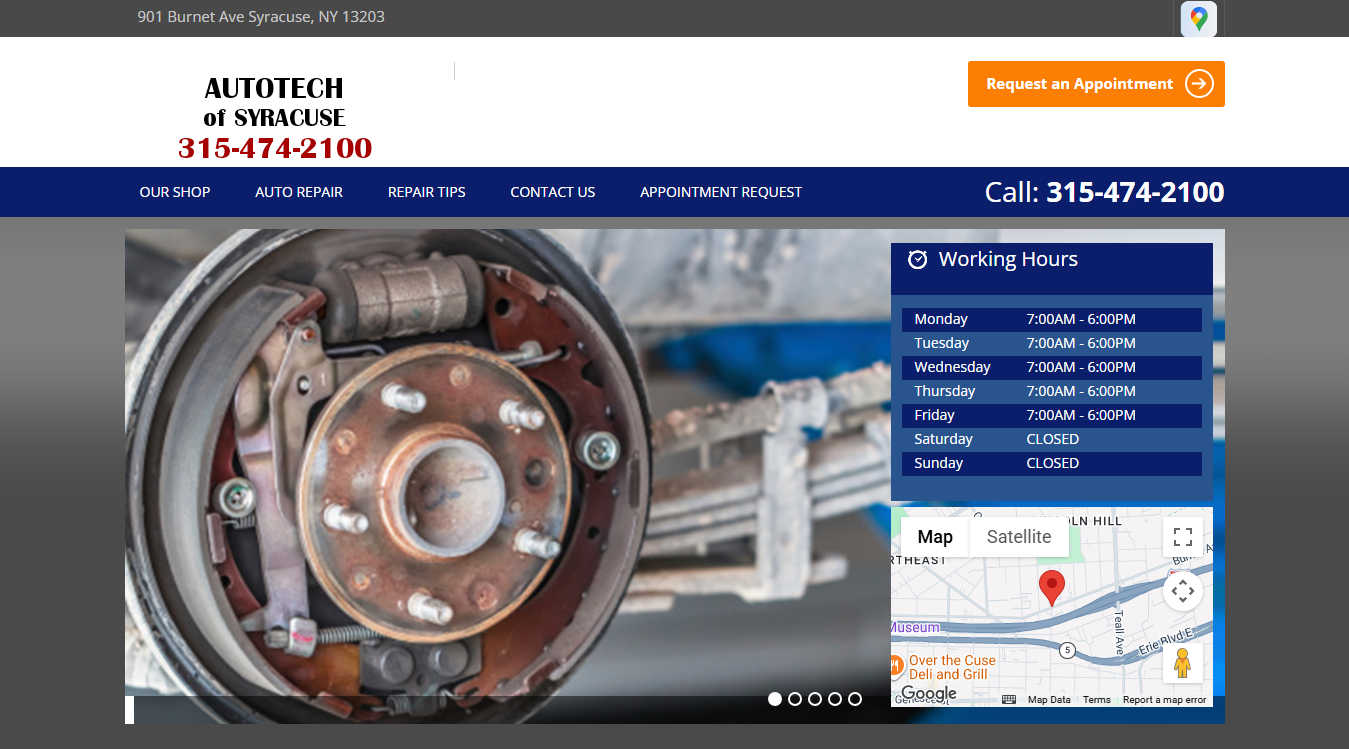 Screenshot of Autotech of Syracuse
