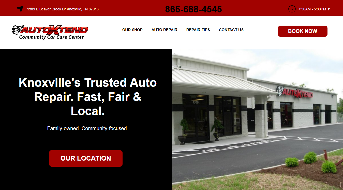 Website screenshot for AutoXtend