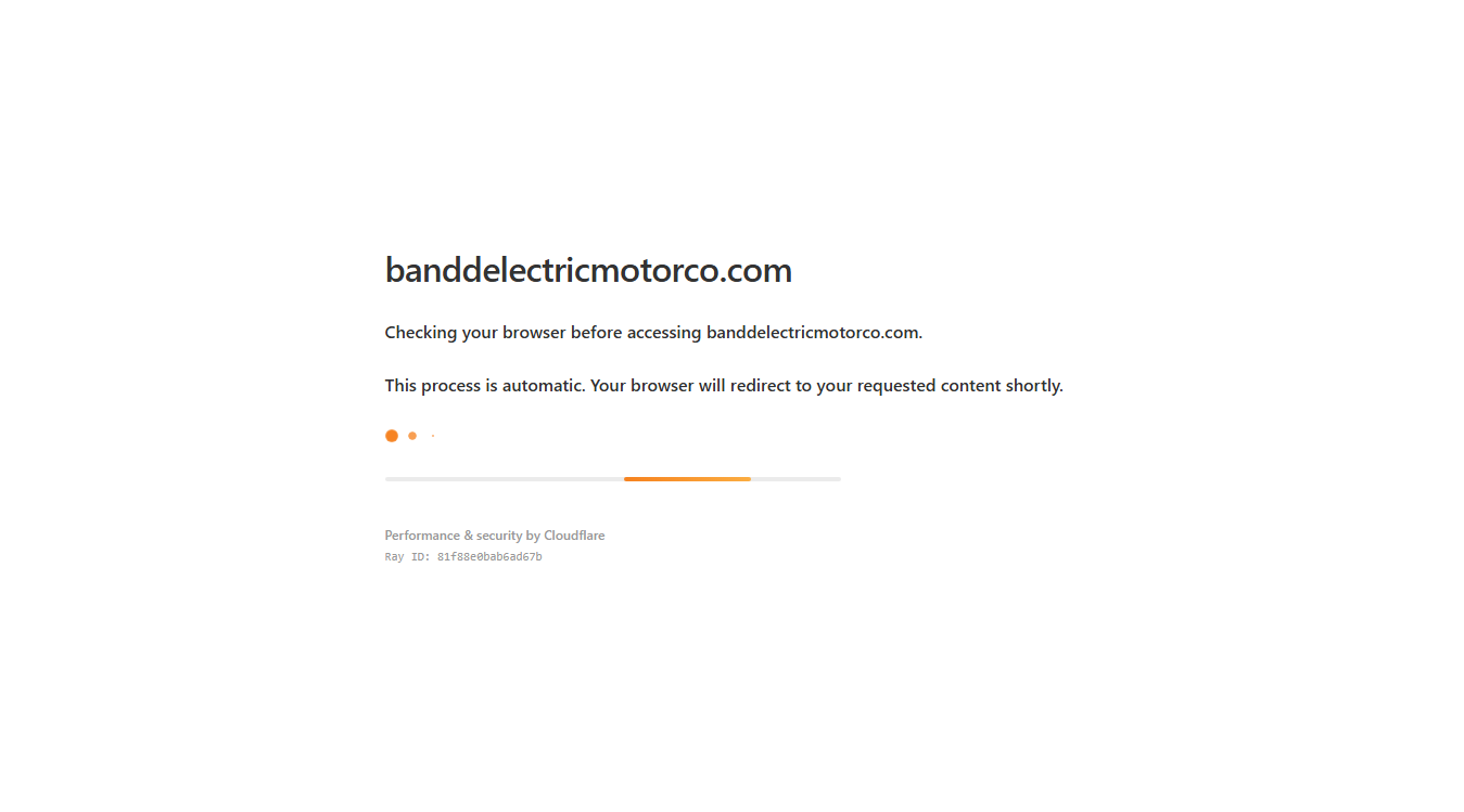 Website screenshot for B & D Electric Motor Co
