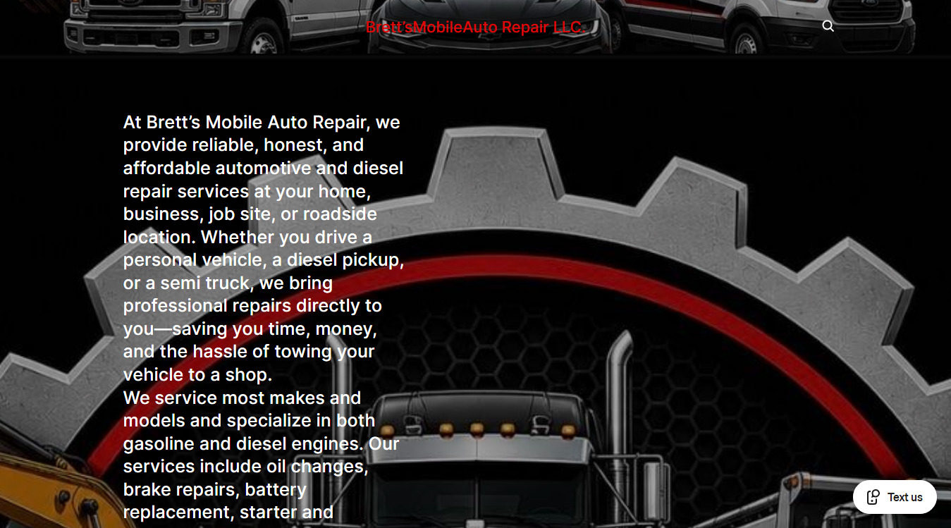 Screenshot of Bretts-mobile-auto-repair llc