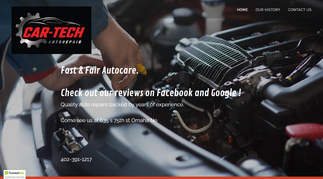 Screenshot of Car-Tech Auto Repair