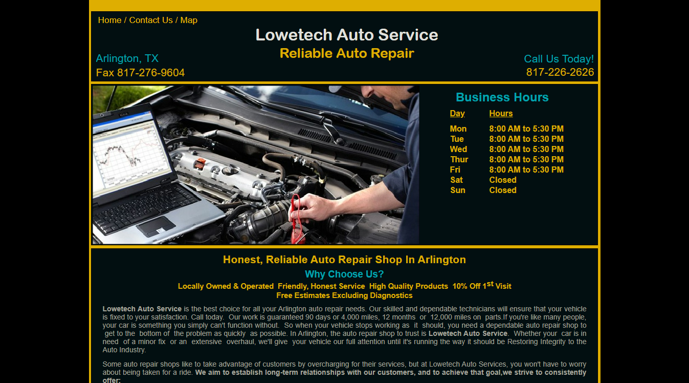 Website screenshot for Ducey Brothers Electric LLC