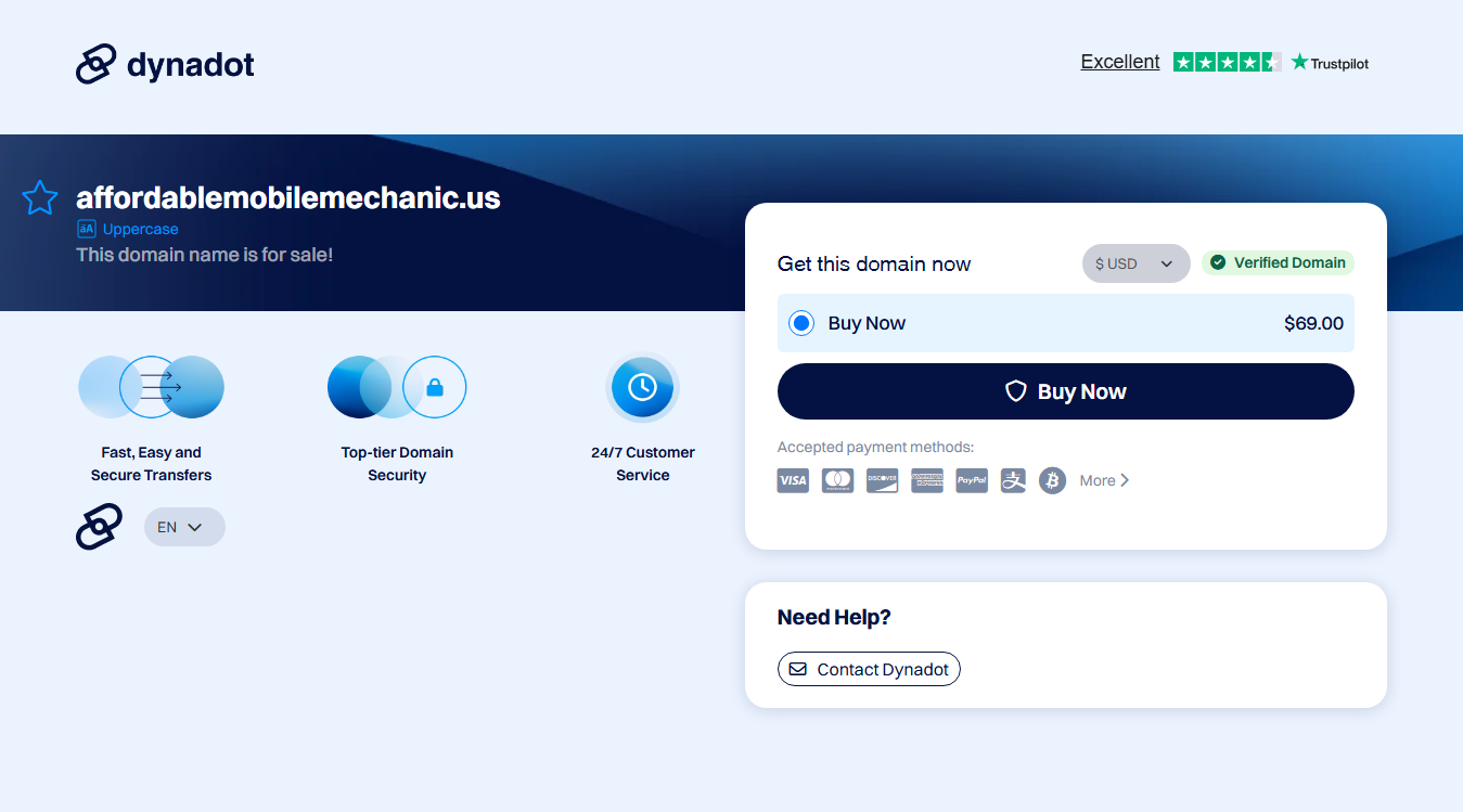 Website screenshot for E & S Auto & Truck Services