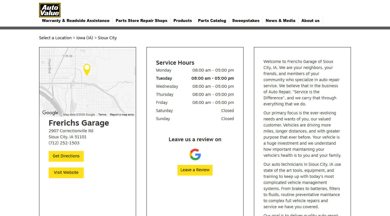 Website screenshot for Electric Vehicle Charging Station
