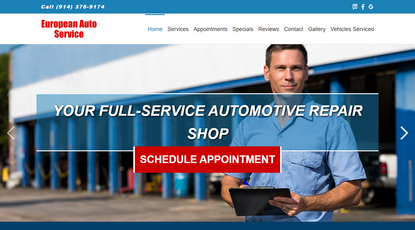Website screenshot for Electrical Repair Tech LLC