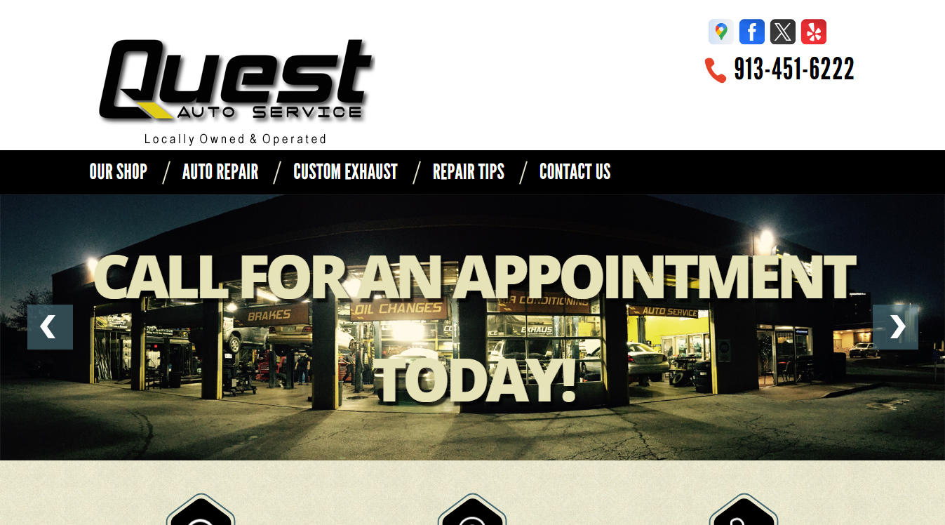 Website screenshot for ElectroVibe Air Expert