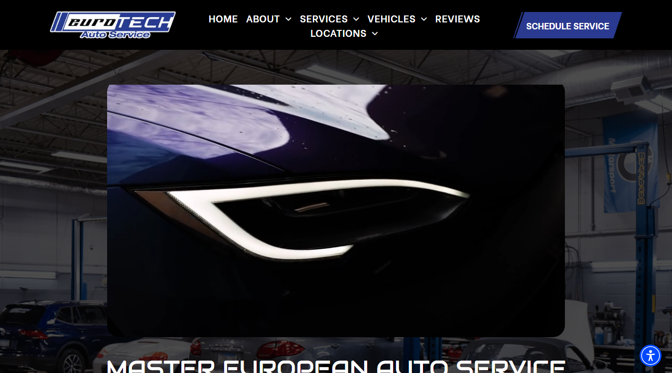 Screenshot of Eurotech Auto Service