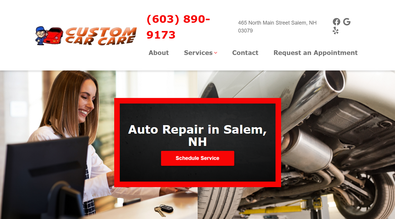 Website screenshot for Everything Automotiv