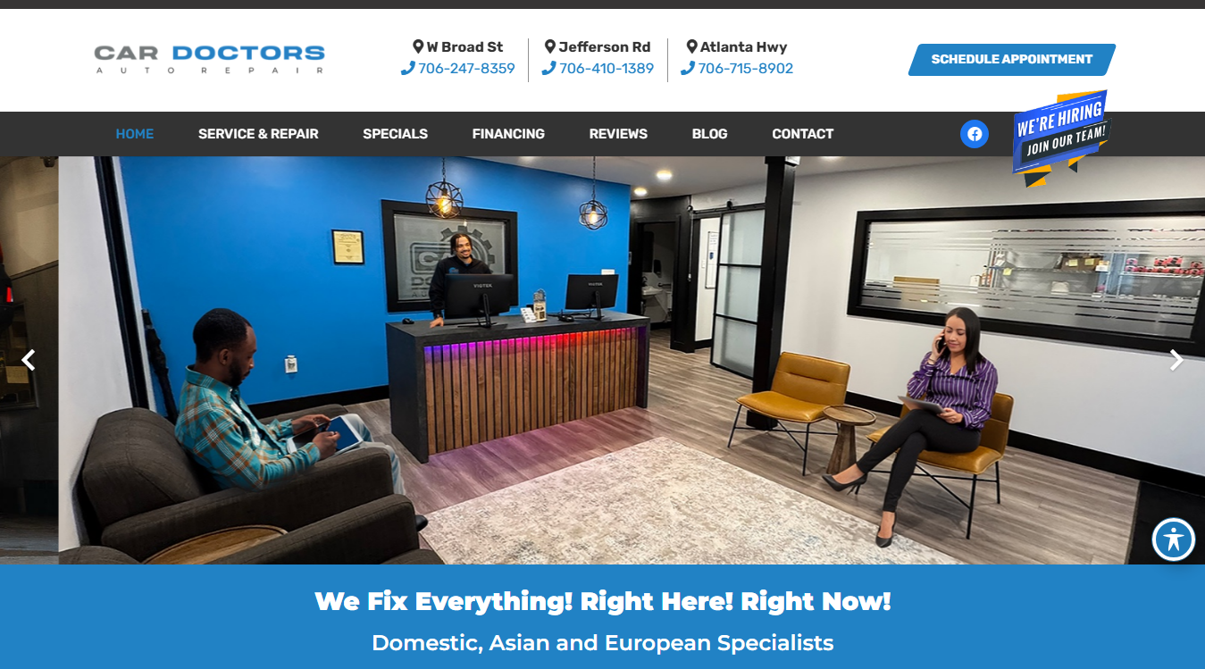 Website screenshot for Expert Electronics