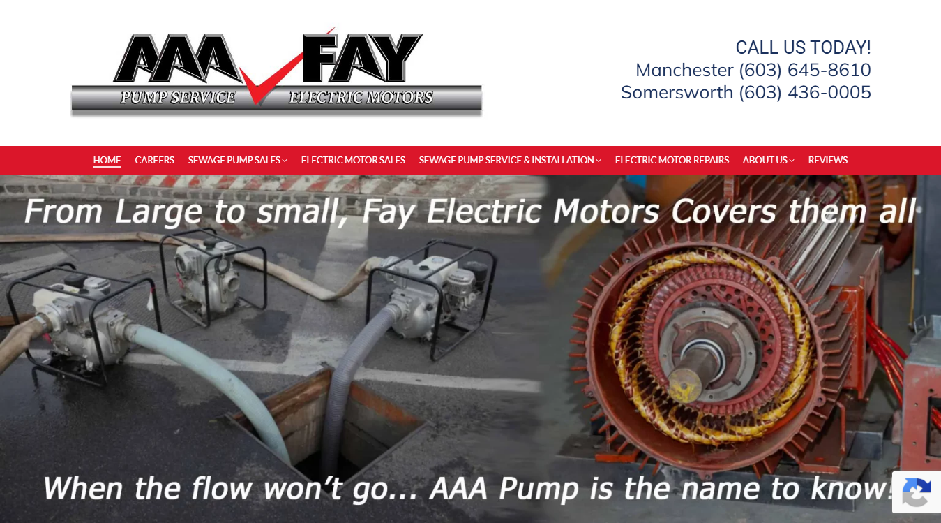 Screenshot of Fay Electric Motors