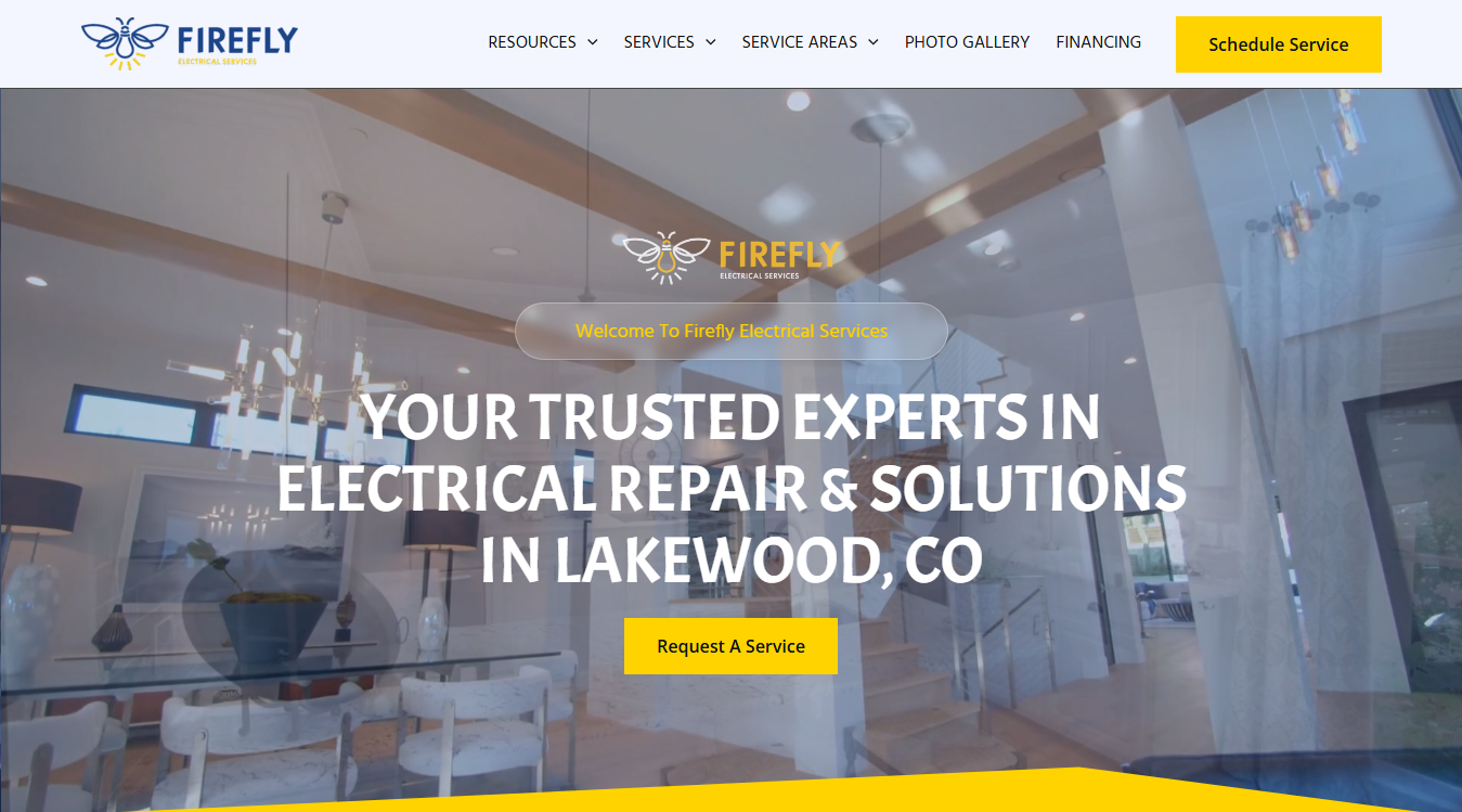 Screenshot of Firefly Electrical Services