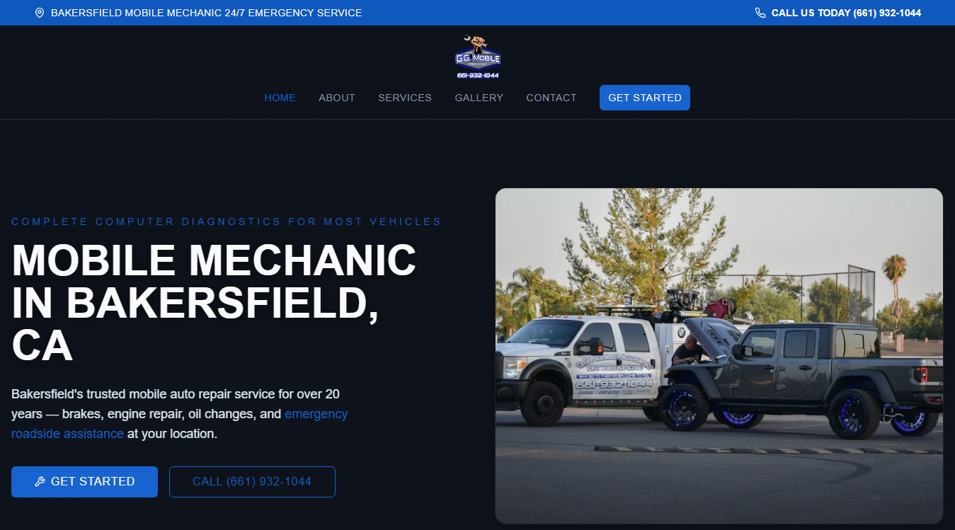 Screenshot of G.G.mobile mechanic