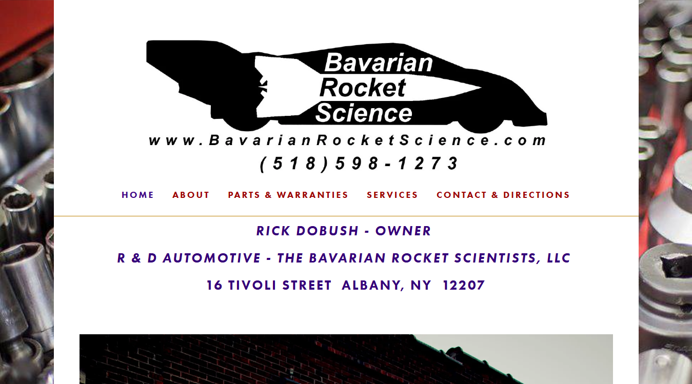 Website screenshot for Hank's Speedometer & Electrical Rpair