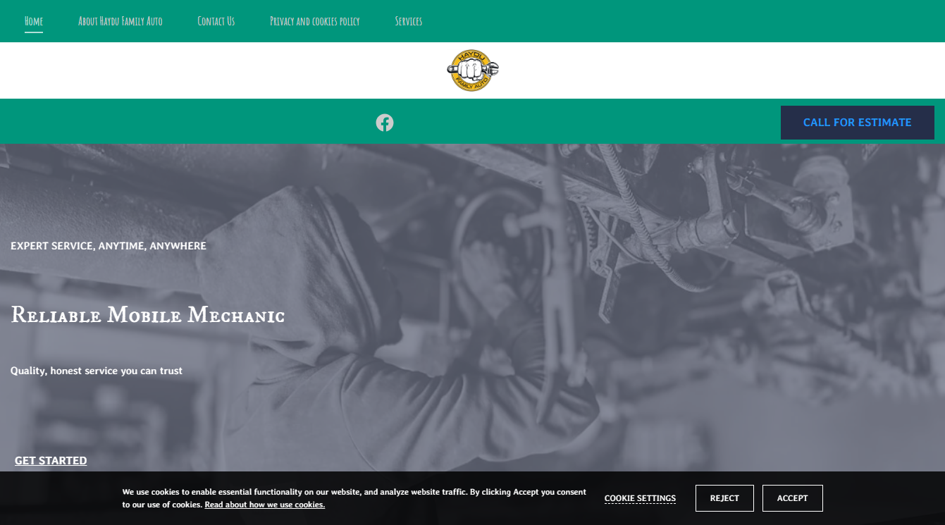 Screenshot of Haydu Family Auto- Mobile Mechanic