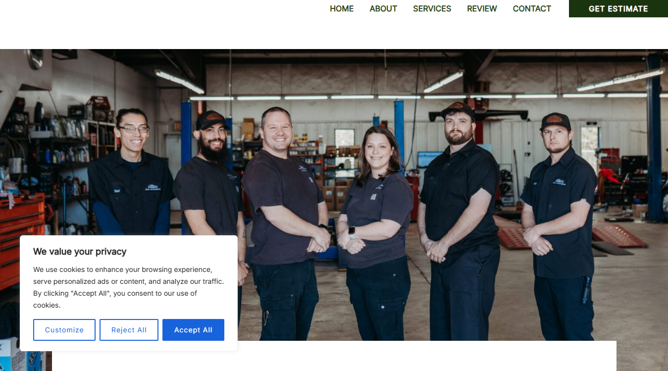 Website screenshot for Icon Autoworks