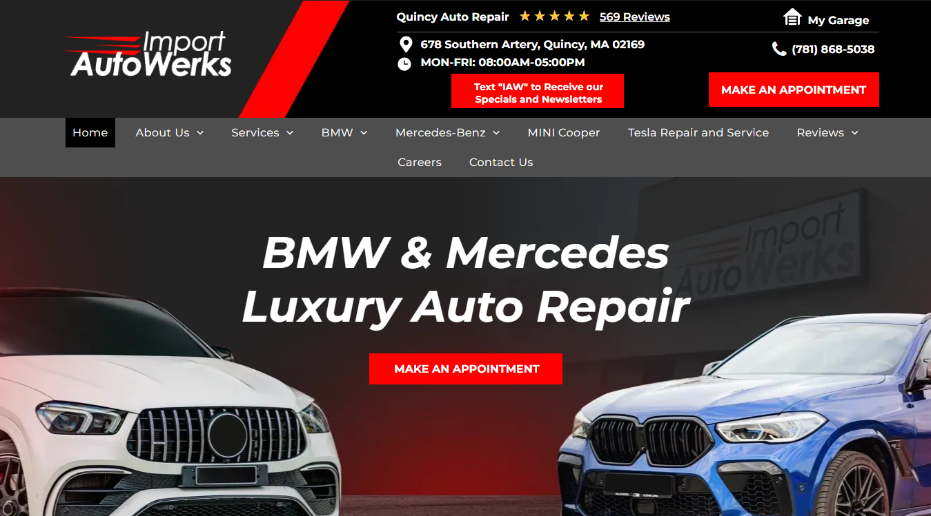 Screenshot of Import Autowerks