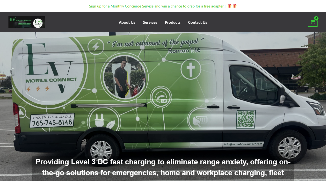 Screenshot of Indy EV Mobile Connect