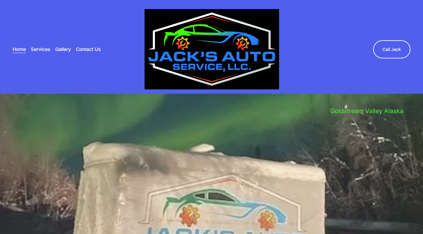 Website screenshot for Integrity Automotive