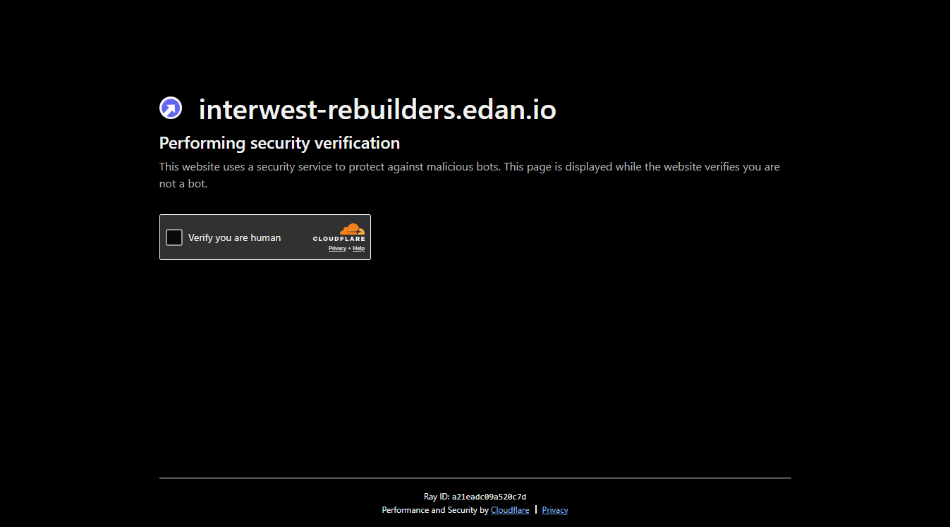 Website screenshot for Interwest Rebuilders
