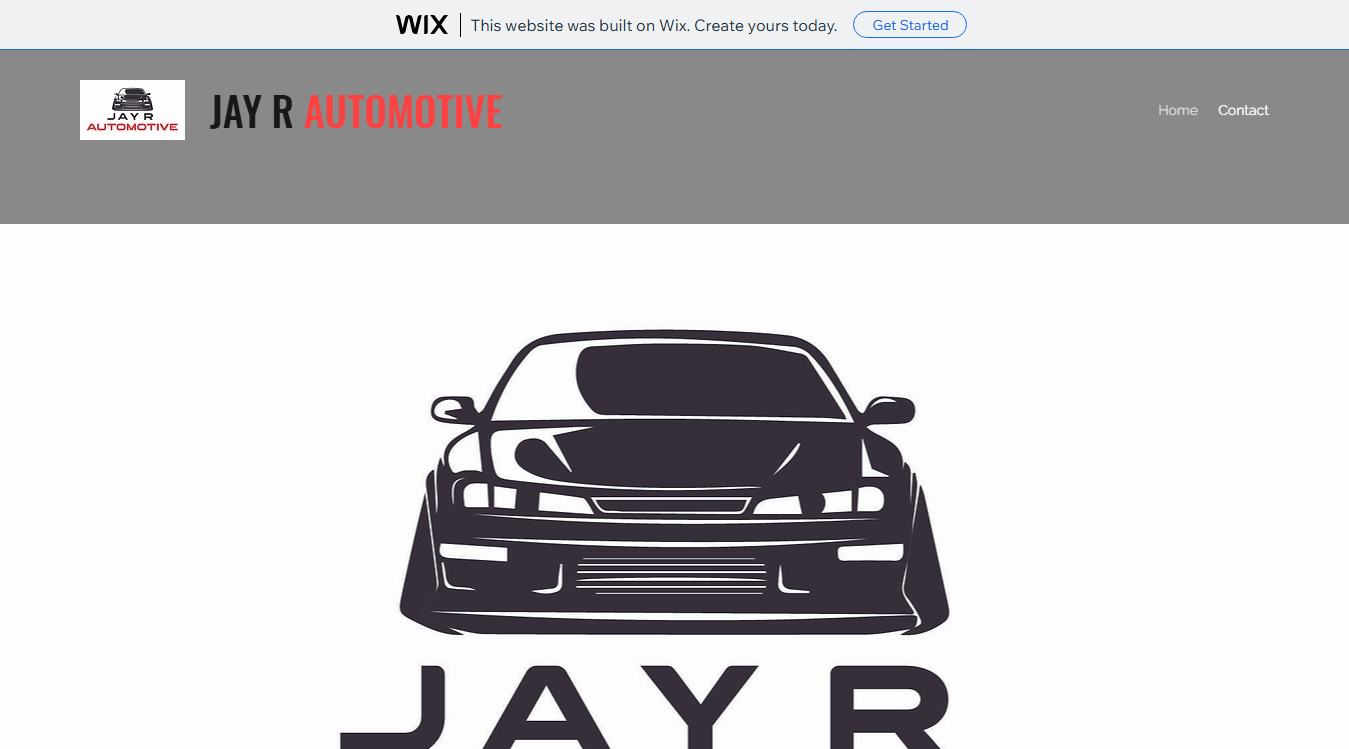 Website screenshot for JAY R AUTOMOTIVE