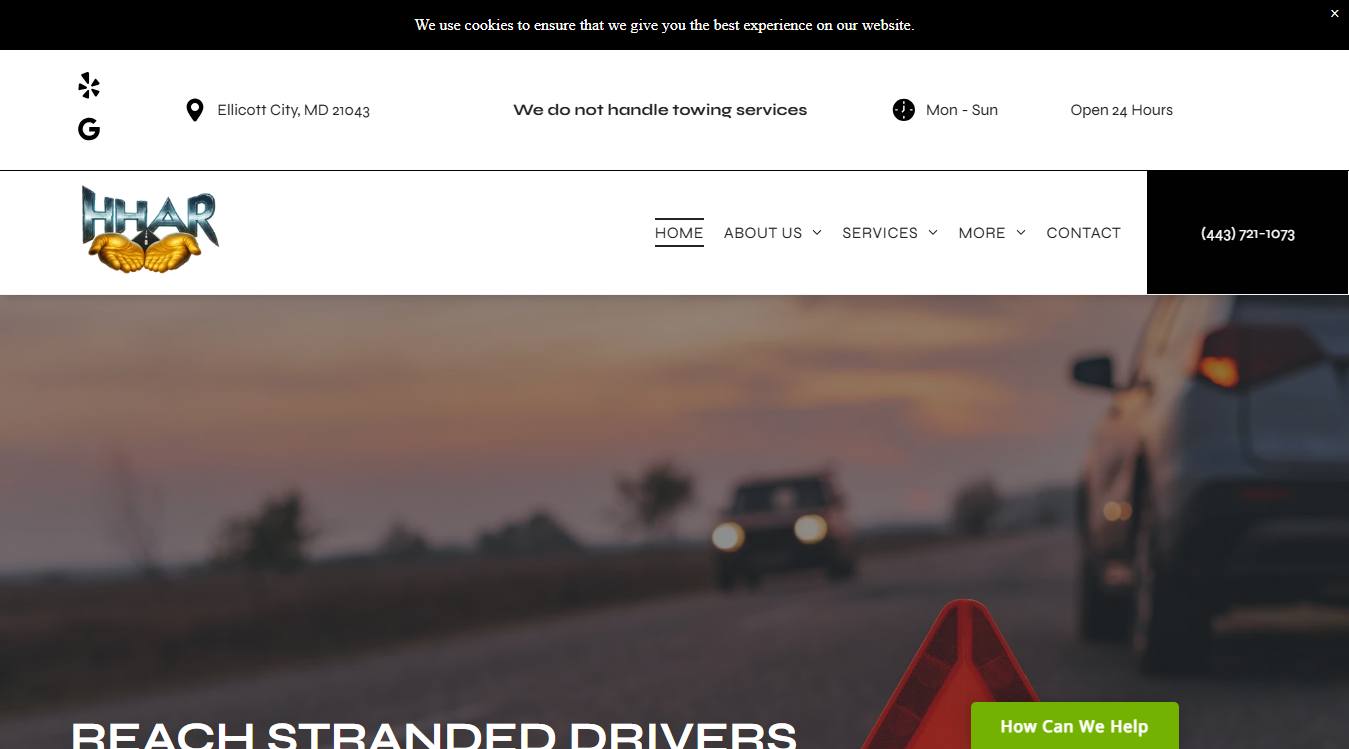 Website screenshot for KG Auto Repair