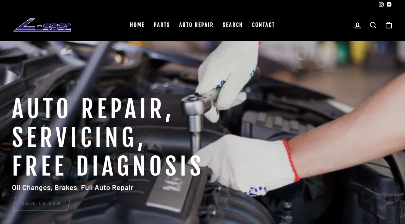 Screenshot of L-Spec Auto Repair