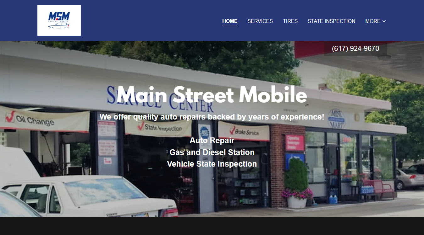 Screenshot of Main Street Mobile