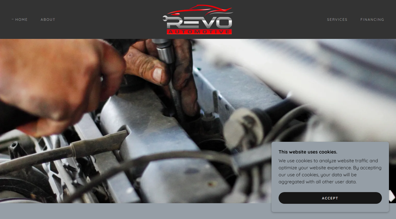 Website screenshot for Moore's Auto Electric