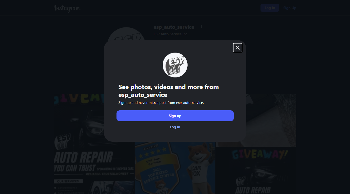 Screenshot of Ocean Drive Auto Repair