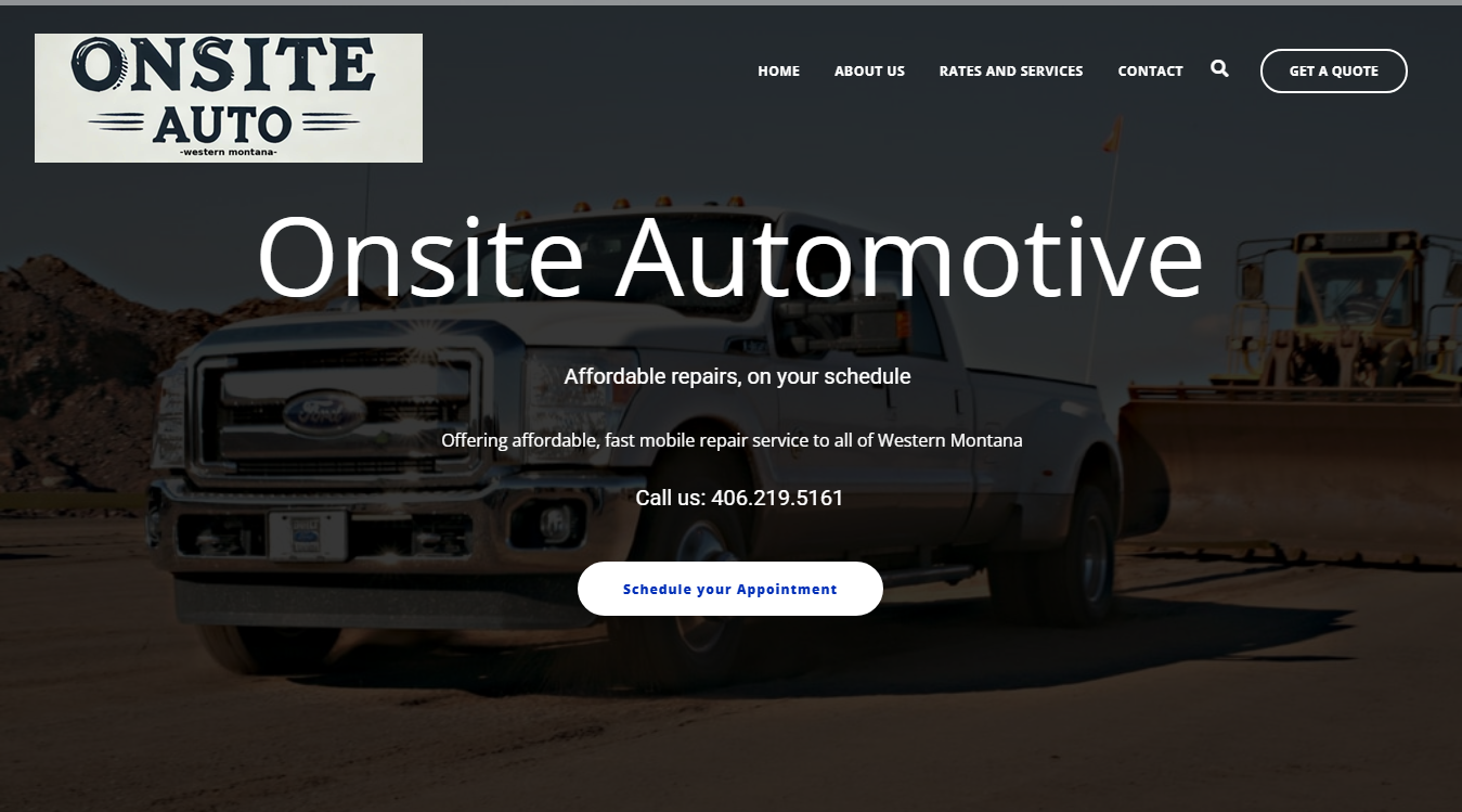 Screenshot of OnSite Auto Repair MT LLC