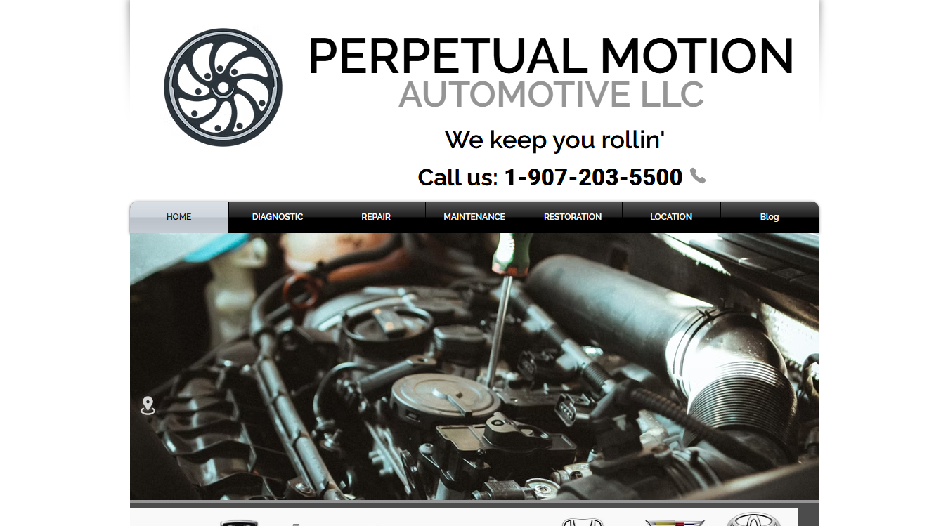 Screenshot of Perpetual Motion Automotive LLC