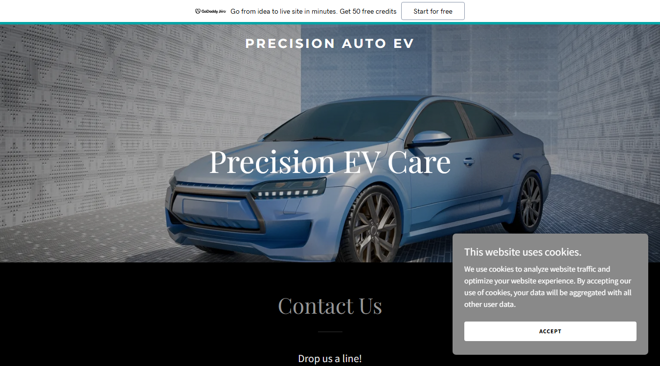 Screenshot of Precision Auto + EV