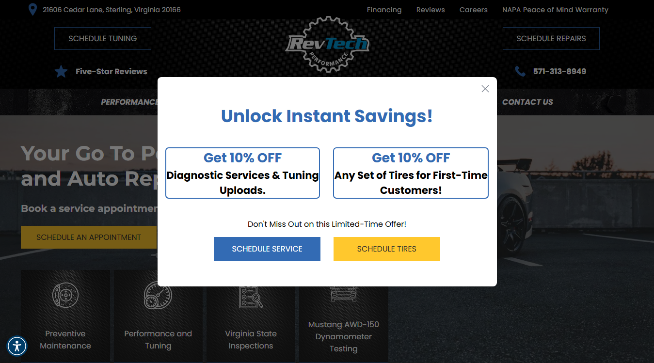 Website screenshot for Quality Electric Service Inc