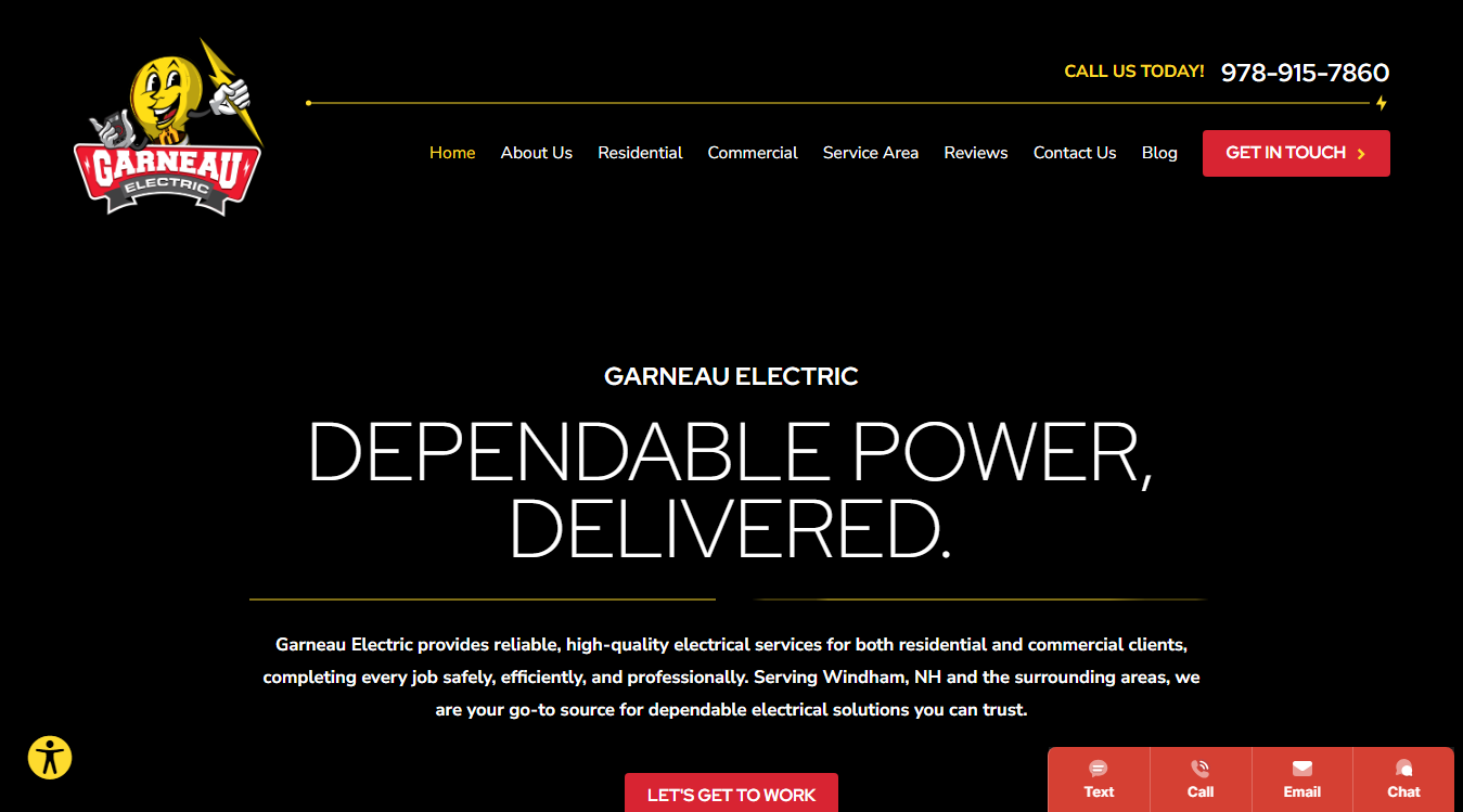 Website screenshot for RMN Autocare