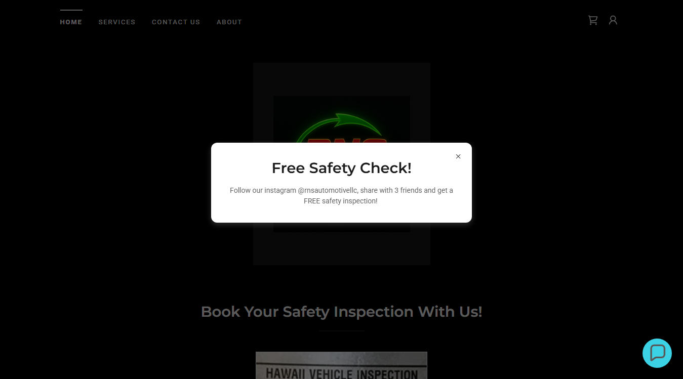 Screenshot of RNS Automotive LLC