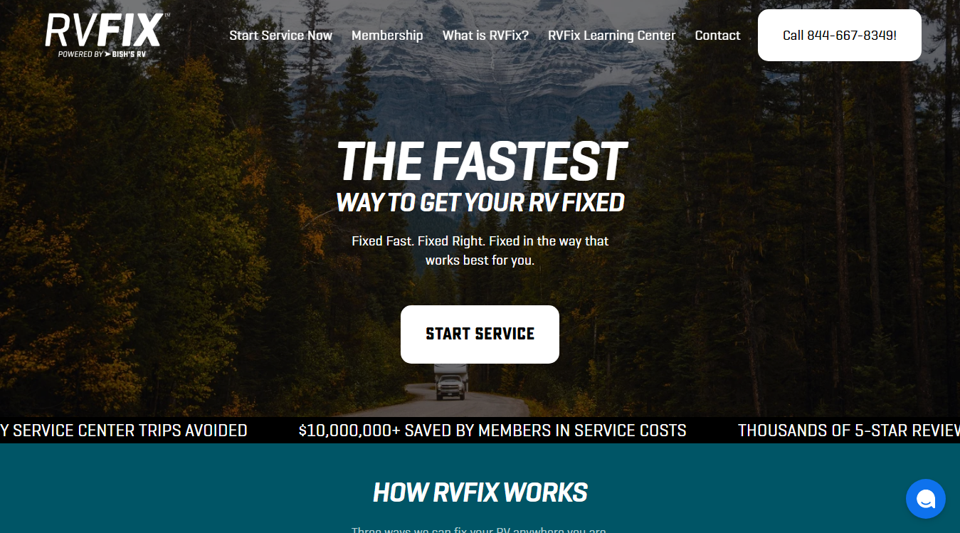 Screenshot of RVFix of Billings