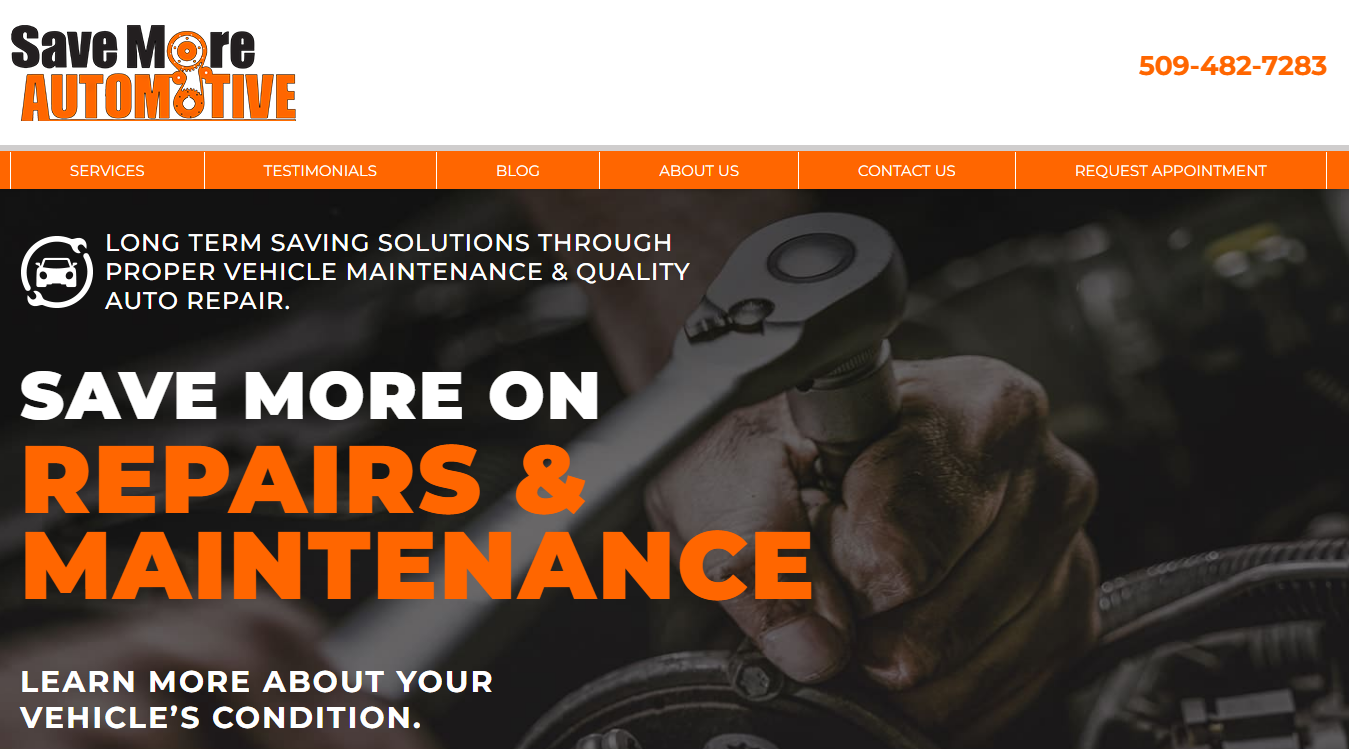 Screenshot of Save More Automotive