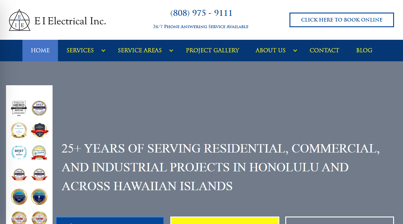 Website screenshot for SERVICE ELECTRICO MECANICO