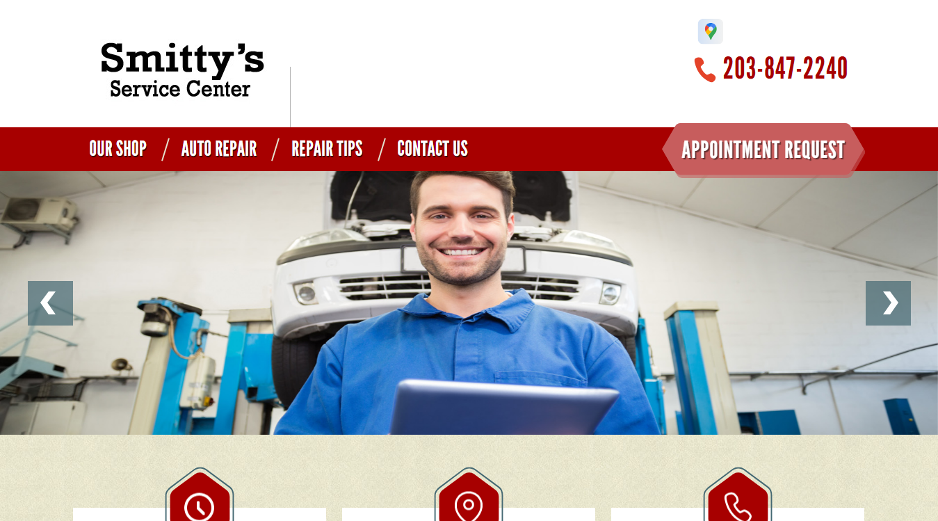 Screenshot of Smitty's Service Center
