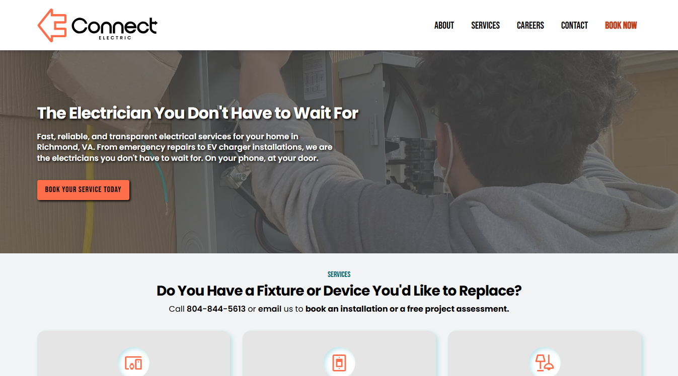 Website screenshot for Stephens Auto Repair